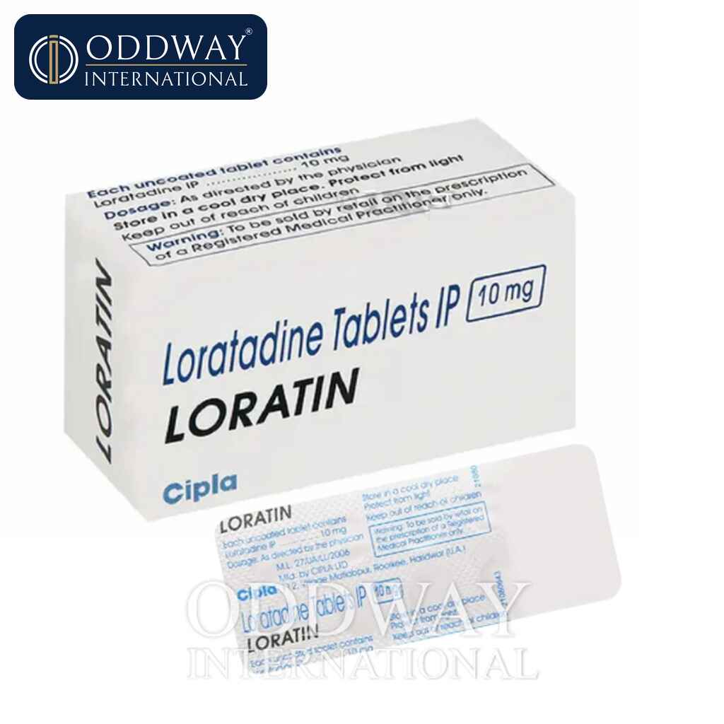 Loratadine 10 mg Tablet wholesale export packaging view