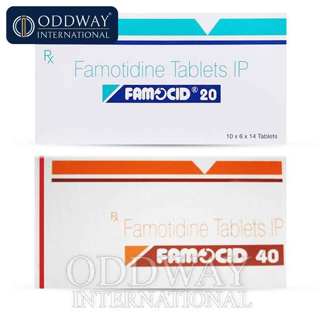 Famotidine 20 mg 40 mg Tablet Supplier Famotidine 20 mg and 40 mg tablet supplier for pharmaceutical export