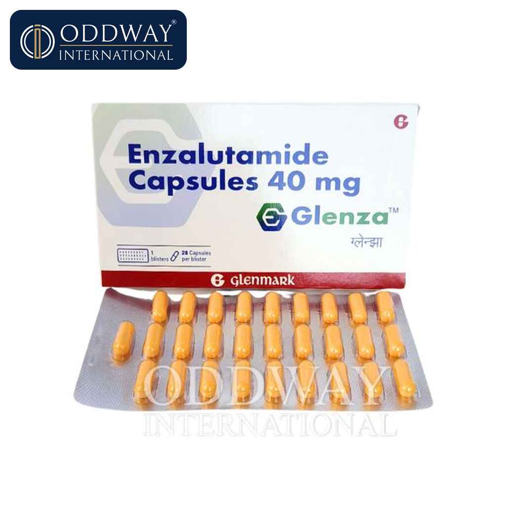 Glenza 40 mg capsules strip and monocarton image