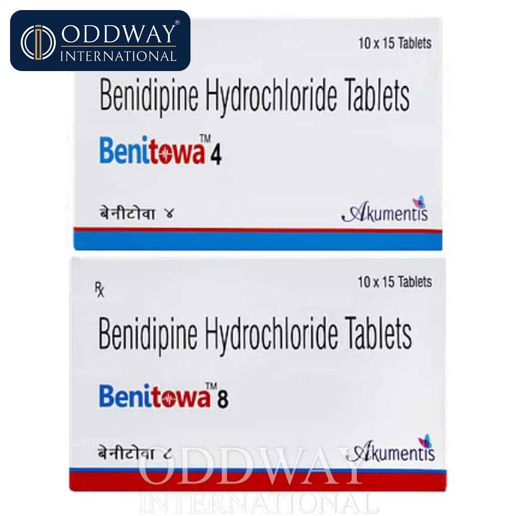 Benidipine 4 mg Tablet wholesale supply for international buyers