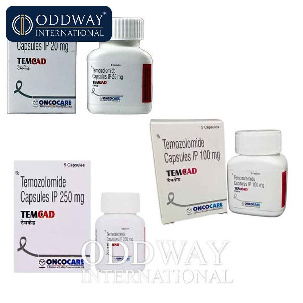 Proveedor de Cápsulas TemCad 100/250 mg para exportación mayorista