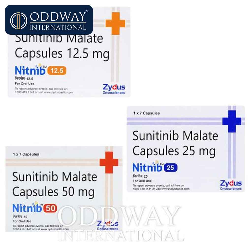 舒尼替尼 50 mg 25 mg 胶囊批发出口供应
