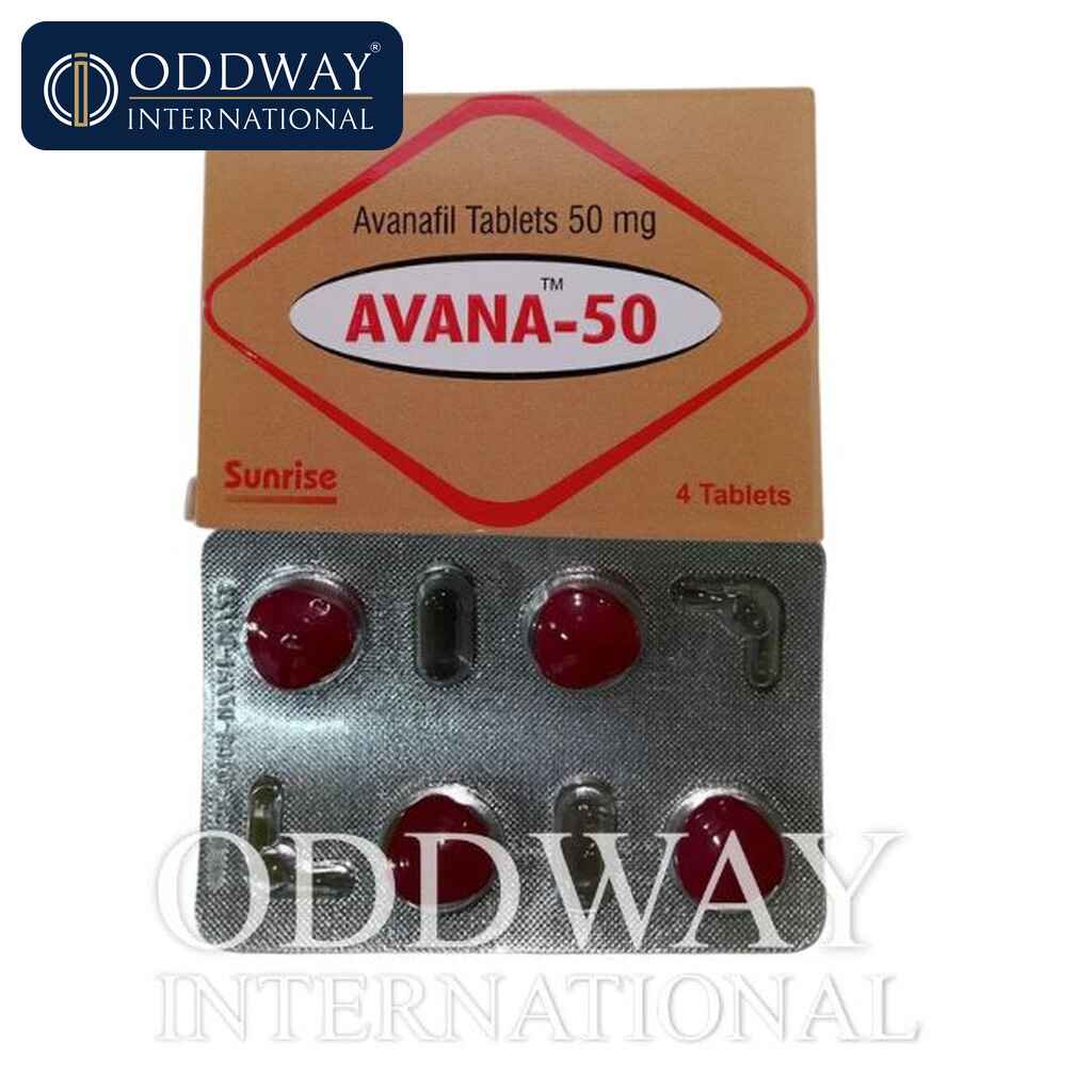 Avana 50 mg sunirise remedies product image