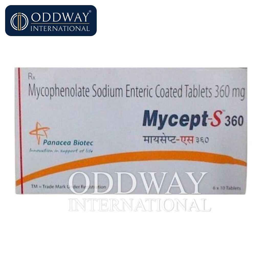 Mycept S 360 mg Tablet wholesale export supply for licensed buyers