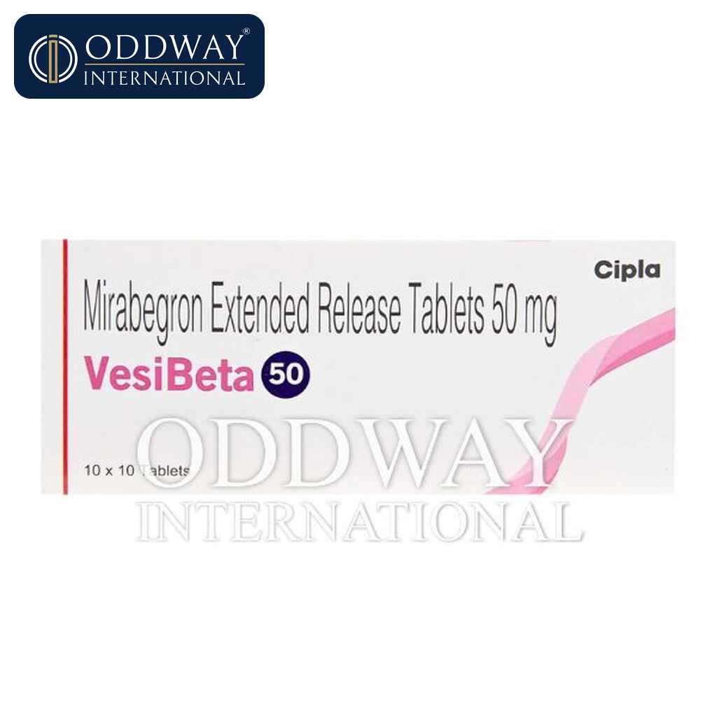 Vesibeta 50 mg Tablet wholesale procurement support for licensed importers