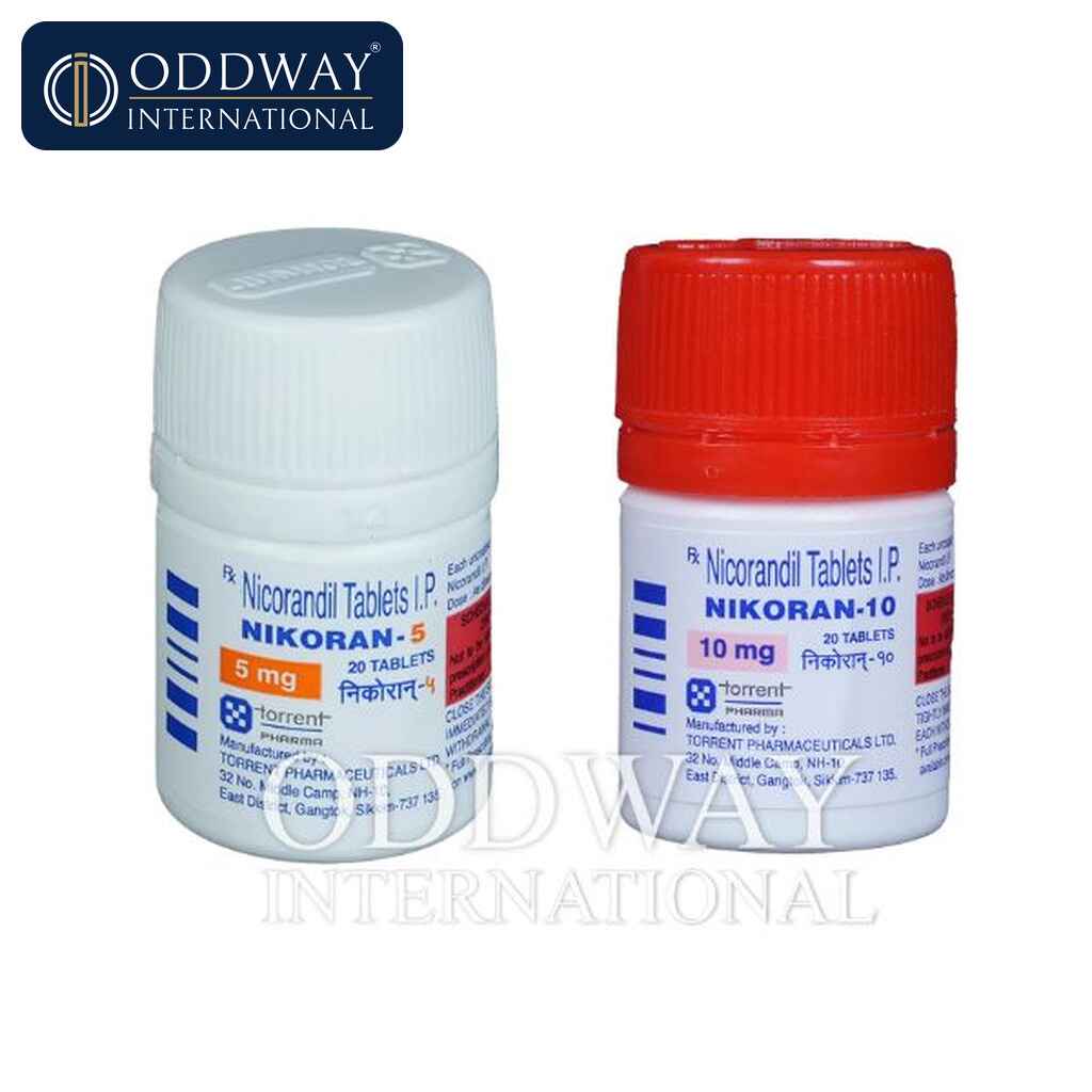 Nicorandil 5 mg Tablets India wholesale export supply