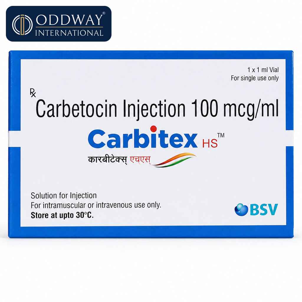 Carbetocin Injection 100 mcg product image for wholesale supply