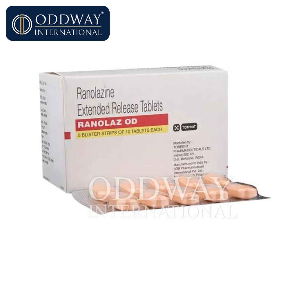 Ranolaz OD 1000 mg Tablet wholesale supply for export procurement