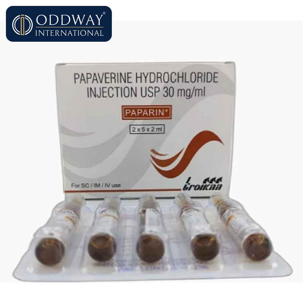 Papaverine injection product image