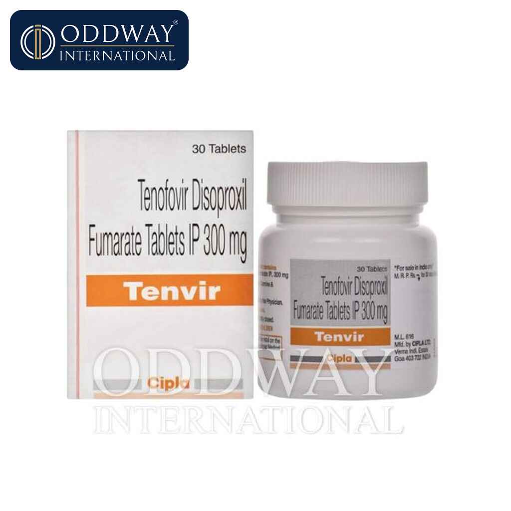 Tenvir 300 mg Tenvir 300 mg product image.