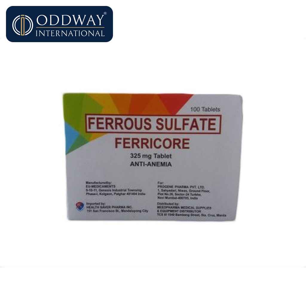 Comprimido de sulfato ferroso 325 mg al por mayor Suministro al por mayor de comprimido de sulfato ferroso 325 mg para importadores