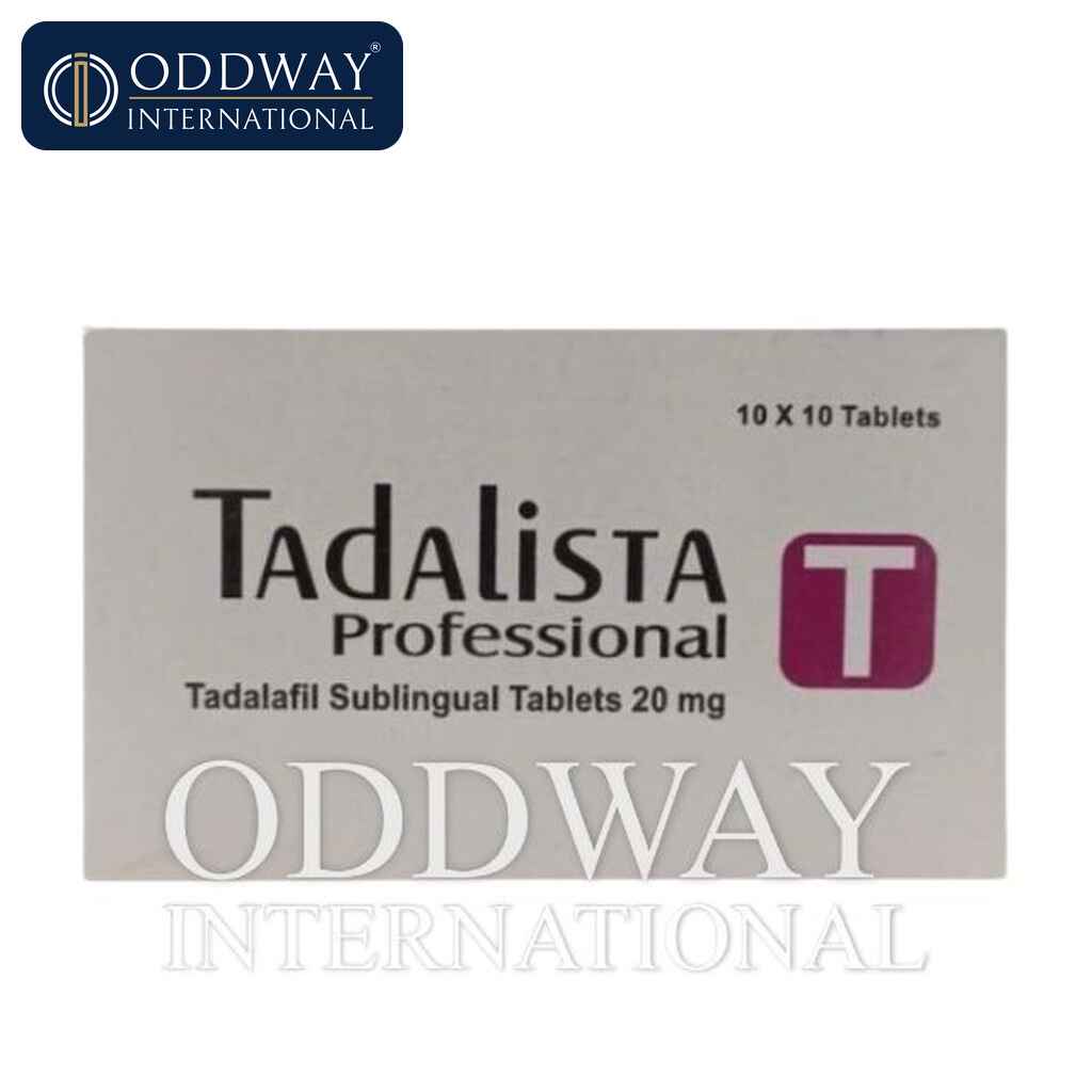 Tadalista Professional 20 mg sublingual tablet for wholesale export procurement