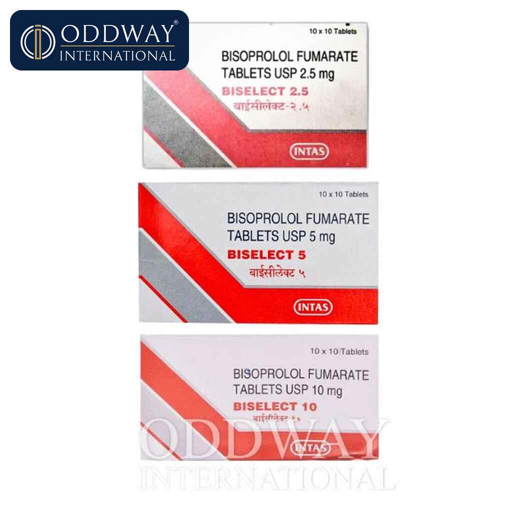 Bisoprolol 2.5 mg Tablet exporter with COA and compliance support