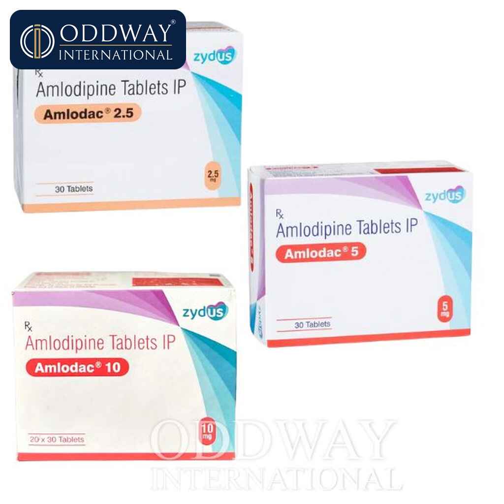 Amlodipine 5mg Tablet supplier from India with documentation support