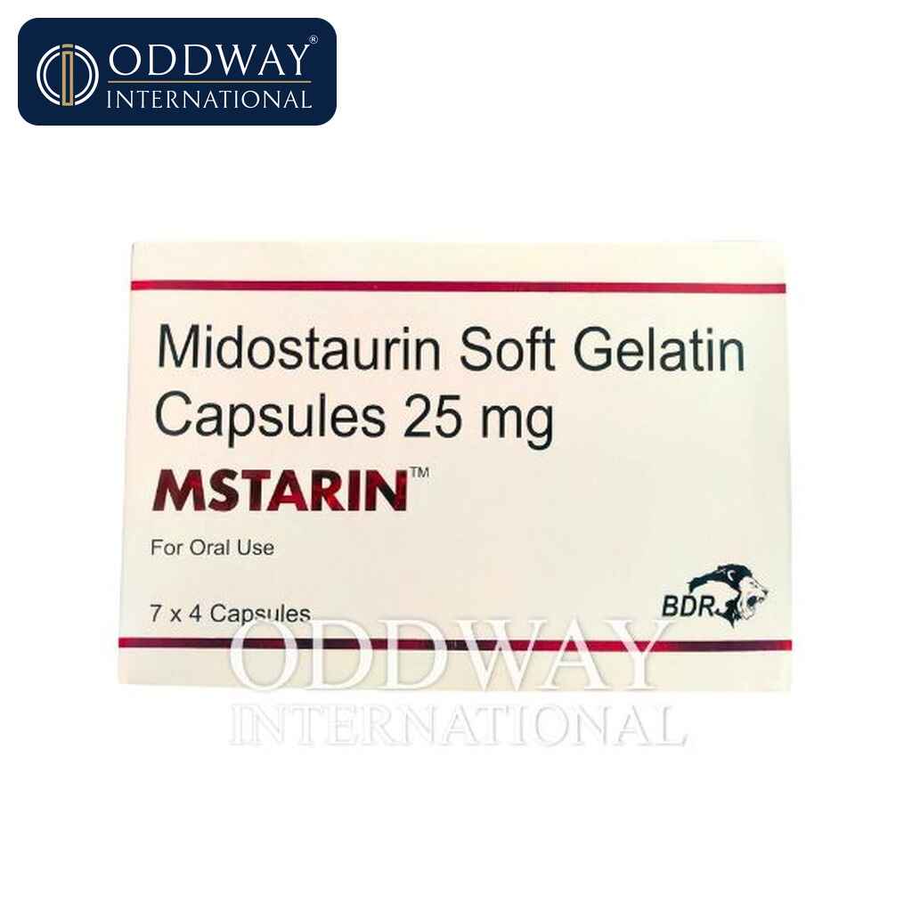 Midostaurin 25 mg capsules wholesale export supply