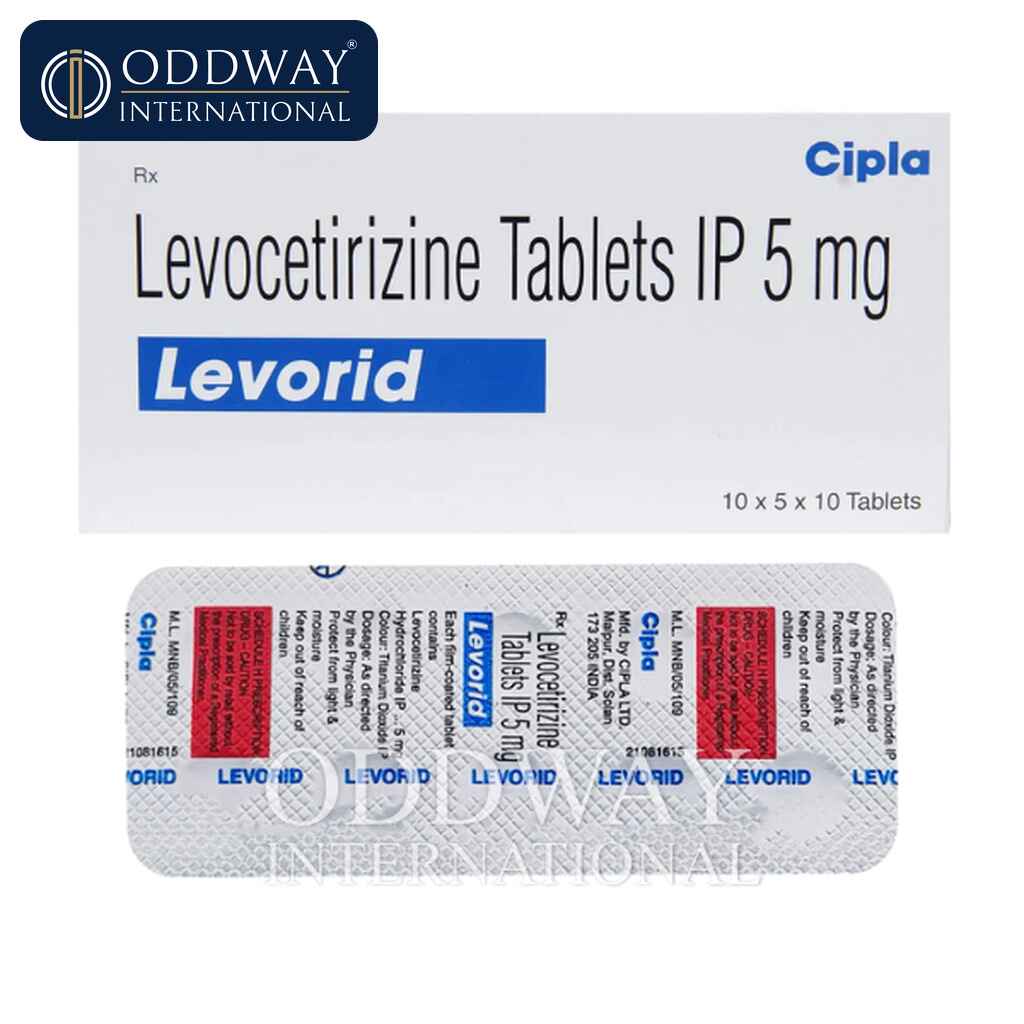 Levocetirizine 5 mg Tablet wholesale supply for export orders