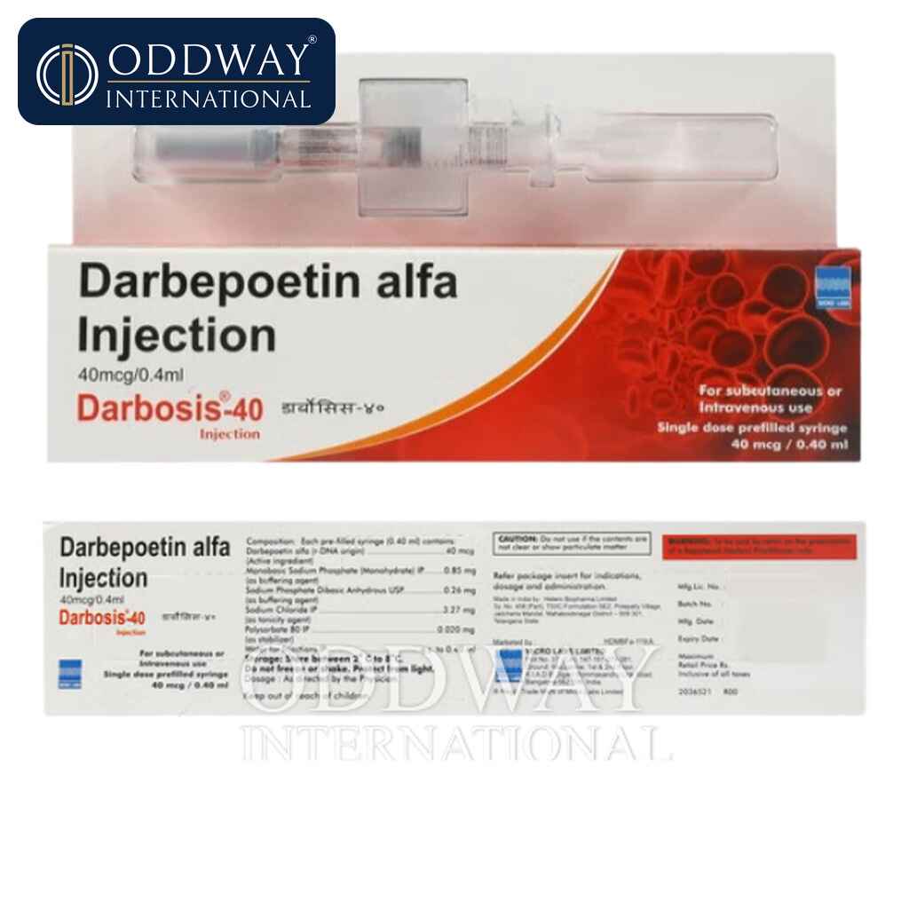 Darbosis 40 mcg Injection wholesale supply for exporters and distributors