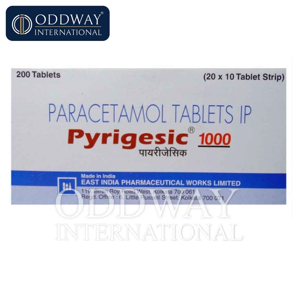 Paracetamol 1000 mg Tablet wholesale export supply