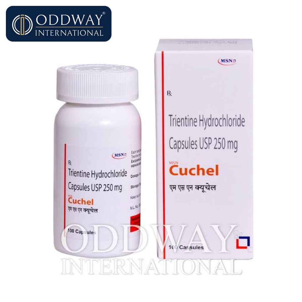 Trientine 250 mg capsule wholesale export supply