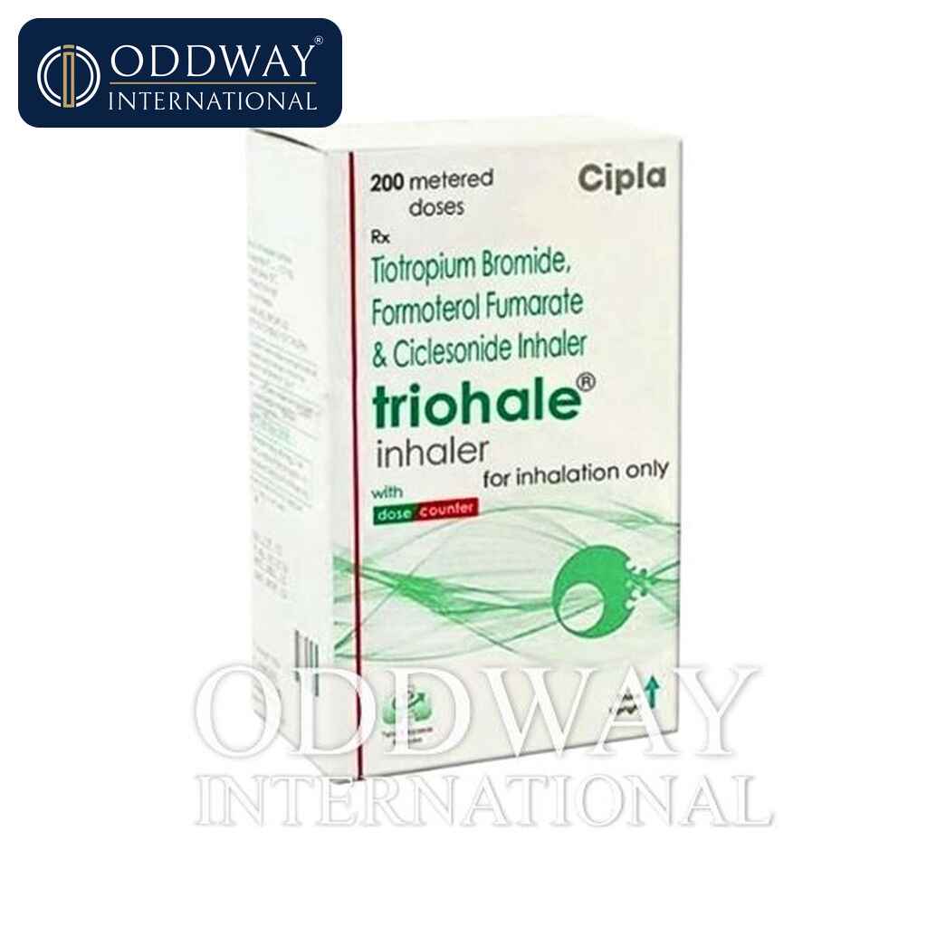 Triohale Tiotropium Formoterol Ciclesonide Inhaler for wholesale export supply