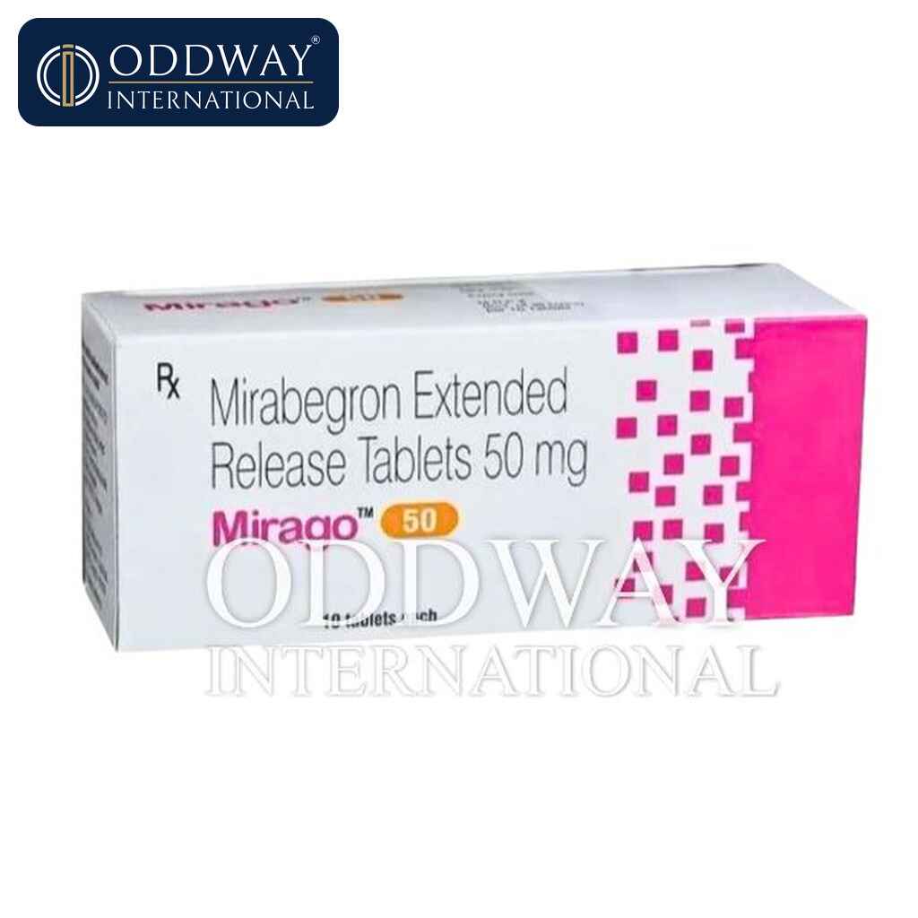Mirago 50 mg Tablet wholesale export supply