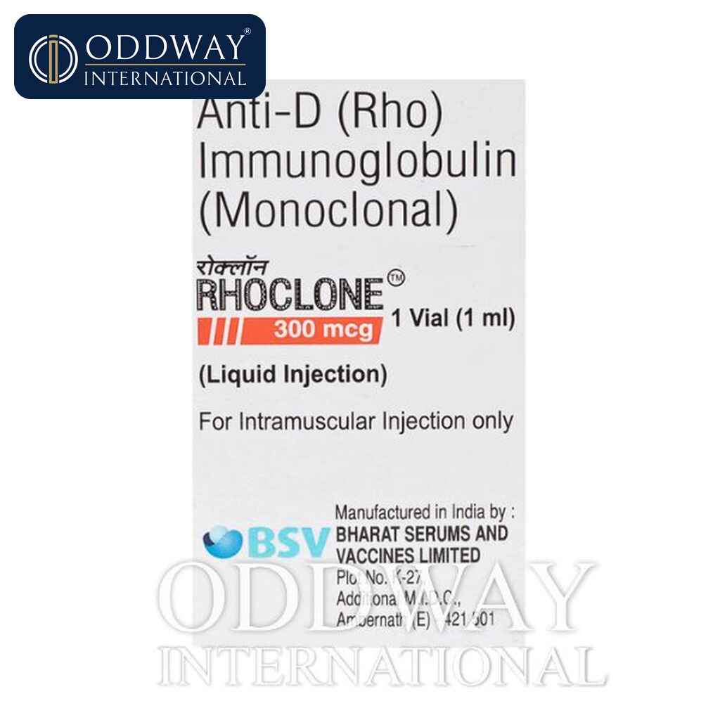 Rhoclone 300 mcg Injection wholesale export supply