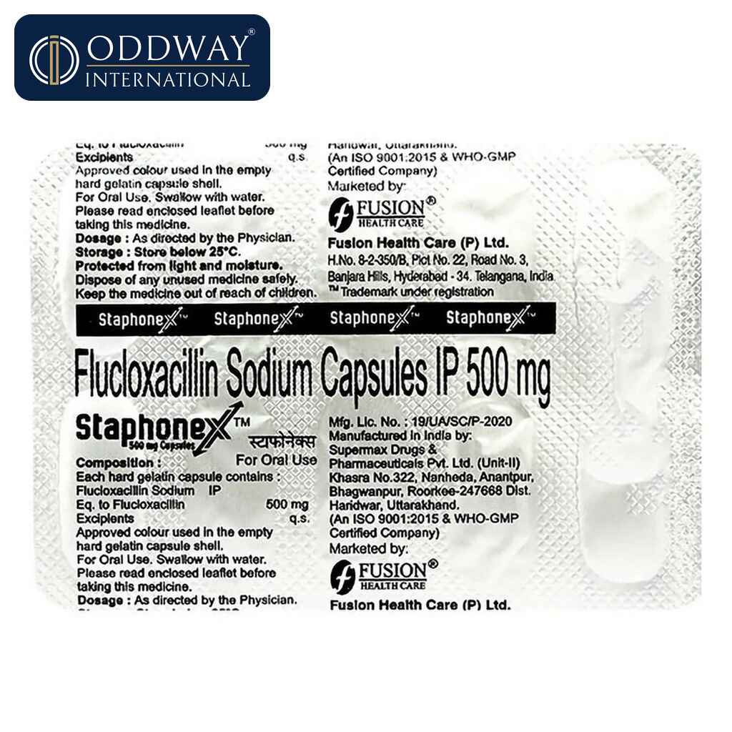 Flucloxacillin 500mg Capsules wholesale supply for export orders