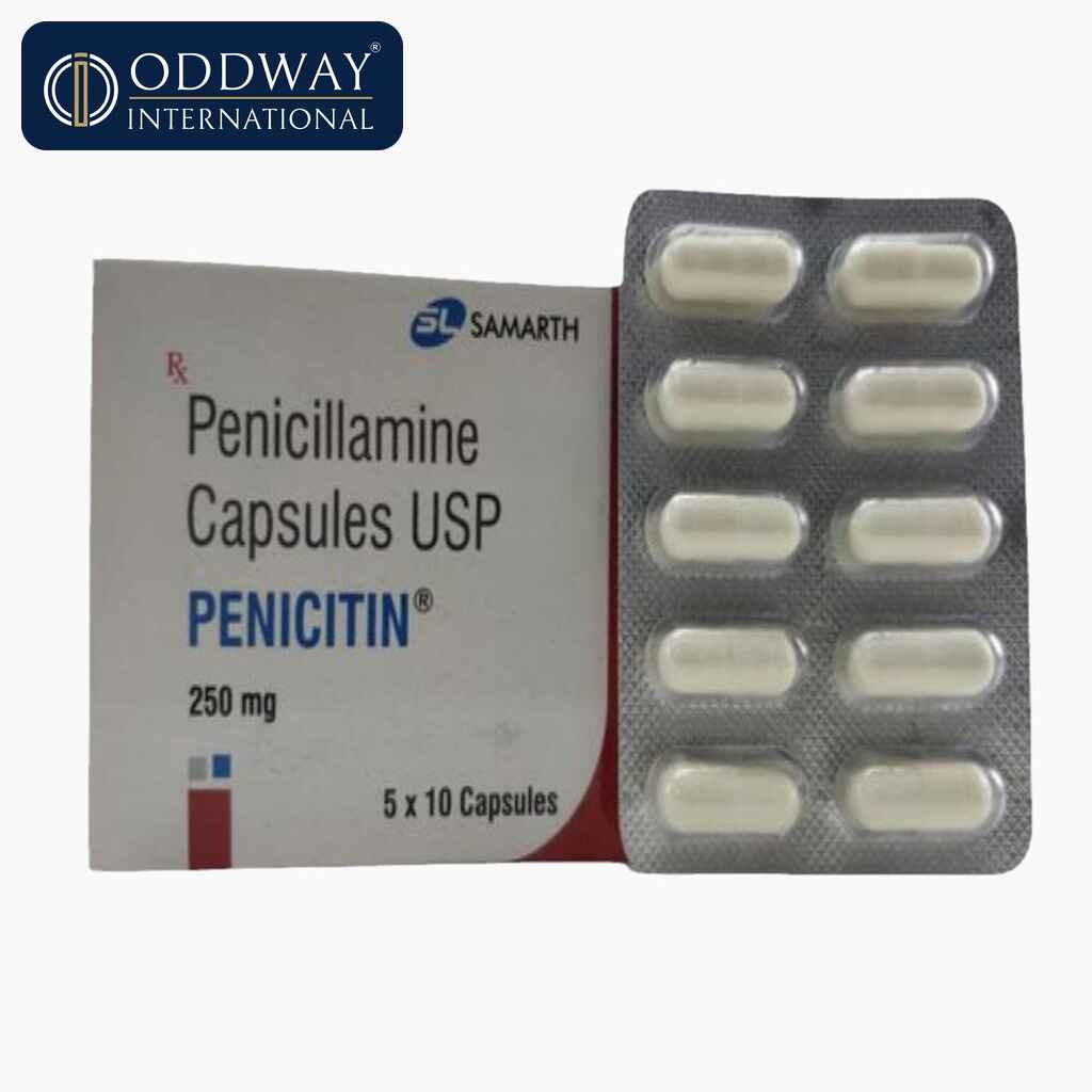 Penicillamine 250 mg 캡슐 도매 수출 주문을 위한 Penicillamine 250 mg 캡슐 도매 공급