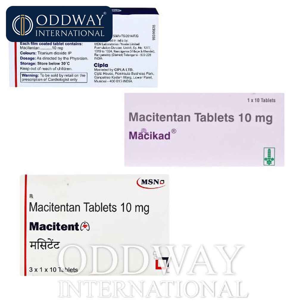 Macitentan 10 mg Tablet wholesale supply from India