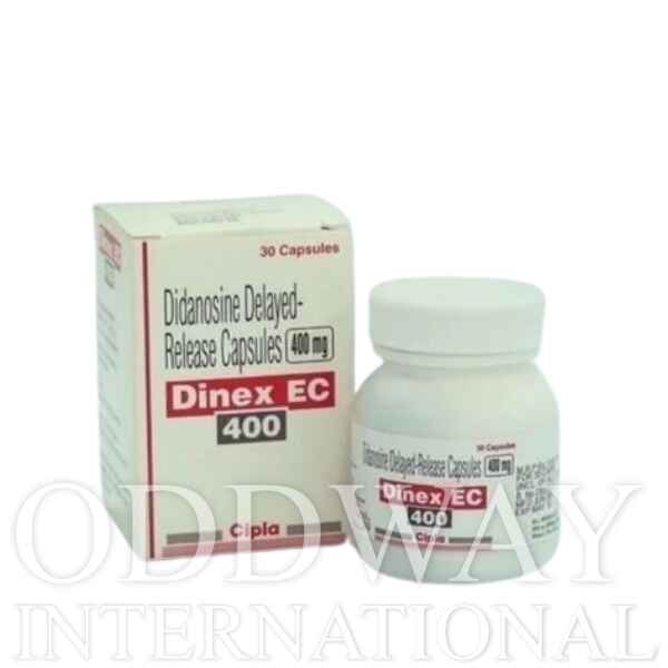 Order Didanosine 400 mg at lowest price Dinex EC Didanosine 400 mg Tablets
