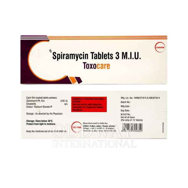 Toxocare Spiramycin Tablet