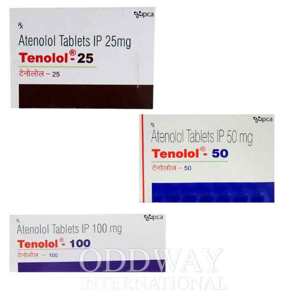 Box of tenolol 50 atenolol tablet 50 mg