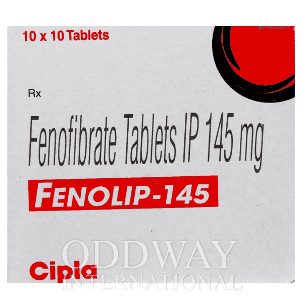 box of Fenofibrate 145 mg
