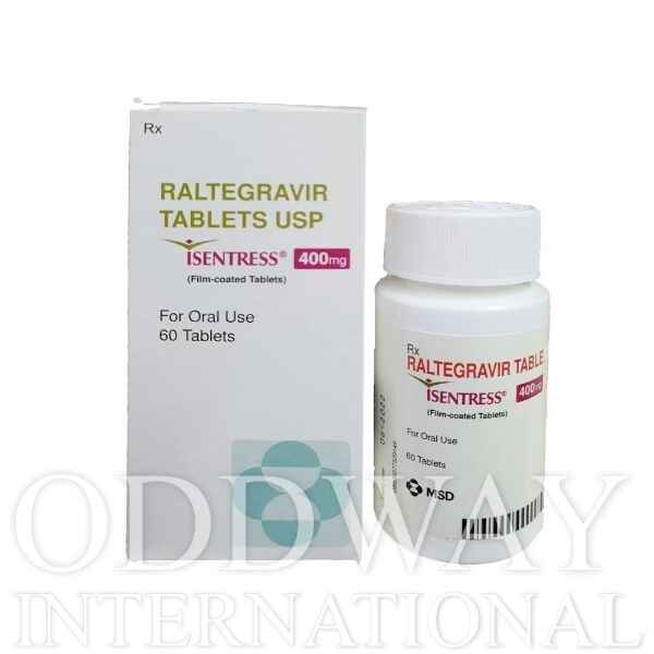 Order Raltegravir 400 mg at lowest price Isentress Raltegravir 400 mg Tablets