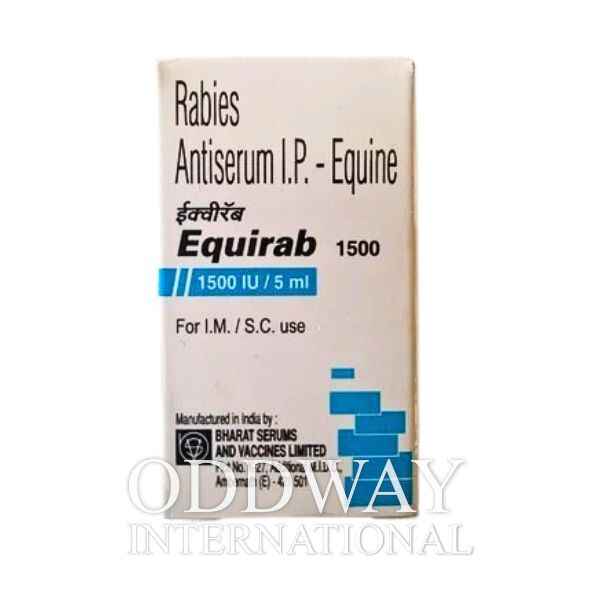 Order Equirab Injection at lowest price Equirab Injection – Equine Rabies Immunoglobulin for human use, wholesale supplier Oddway International Philippines