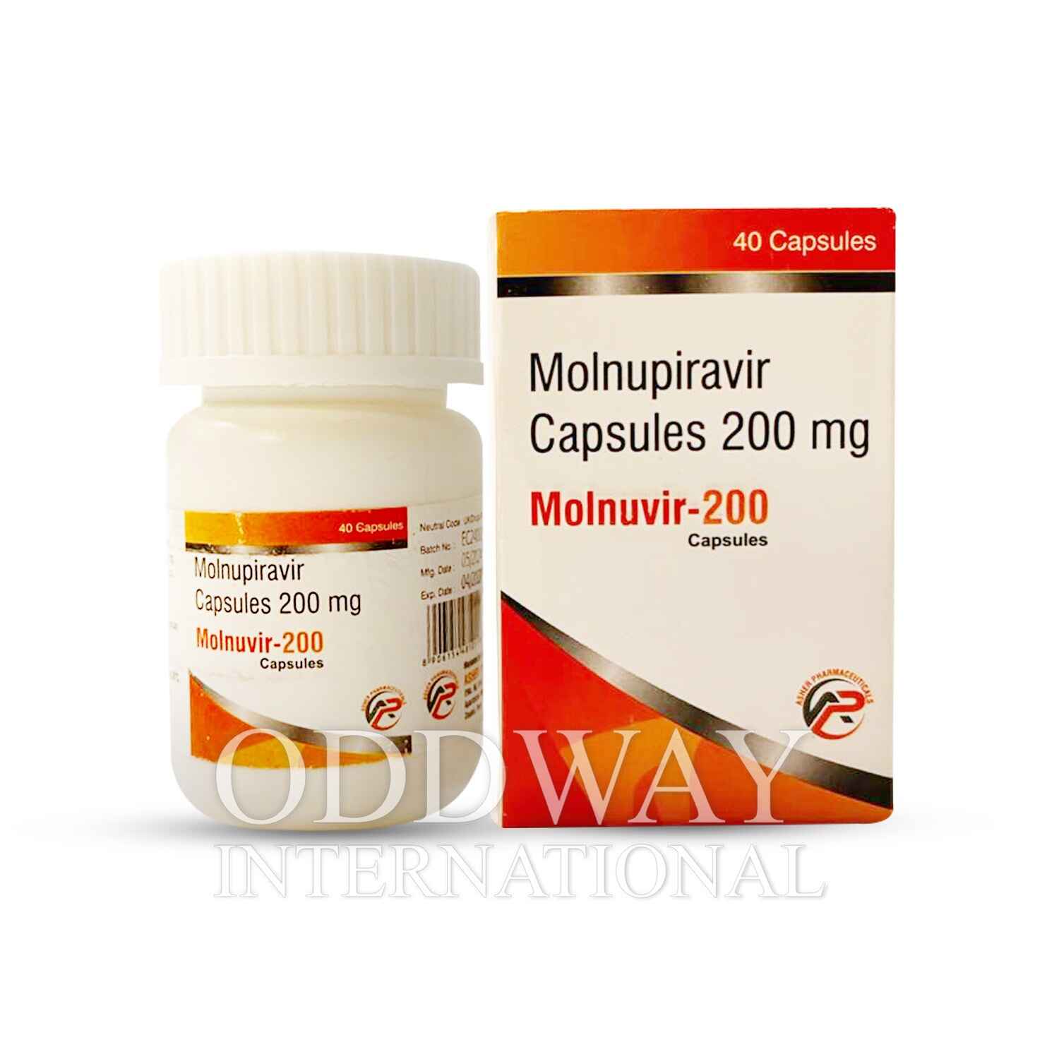 Molnupiravir capsule box and packing Molnupiravir box and bottle image