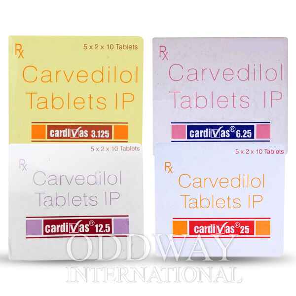 Order cardivas at lowest price Brands carvedilol 3.125 mg carvedilol 6.25 mg carvedilol 12.5 mg carvedilol 25 mg