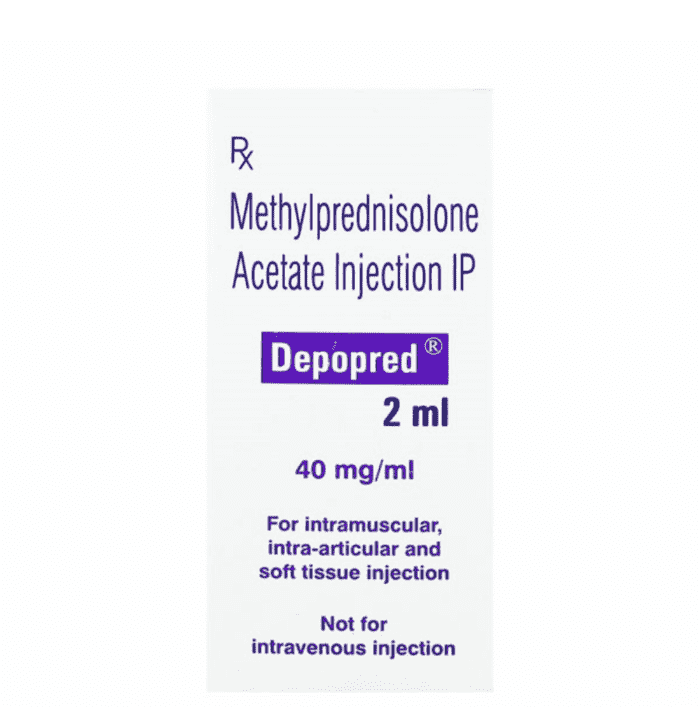 packing of Methylprednisolone acetate injection