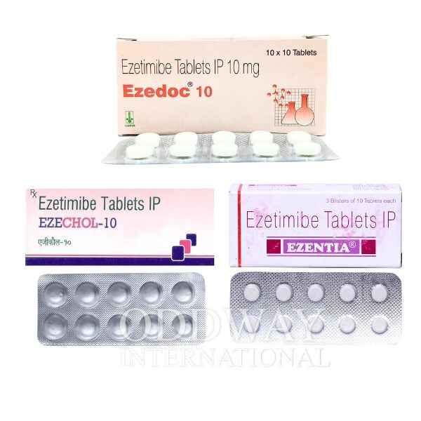 brands of ezetimibe 10 mg tablet