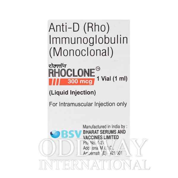 Rhoclone Injection 300 mcg