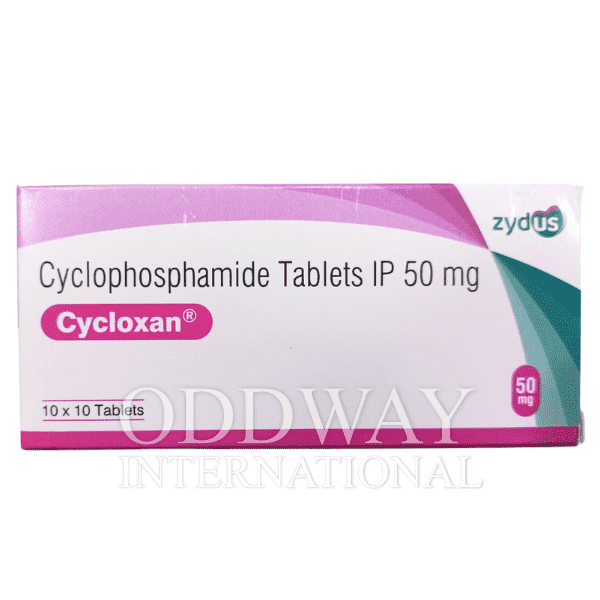 Order Cycloxan Cyclophosphamide 50 mg at lowest price Cycloxan Cyclophosphamide Tablet