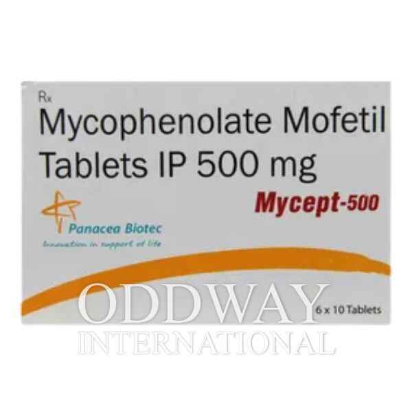 box of Mycept 500 mg Tablets