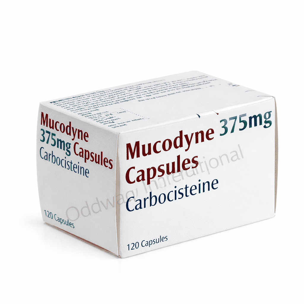 Carbocisteine 375mg capsules wholesale export packaging for importers