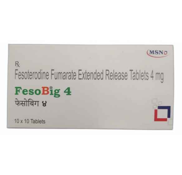 Fesobig 4 mg Tablet Fesoterodine 4 mg Tablet - Image 1