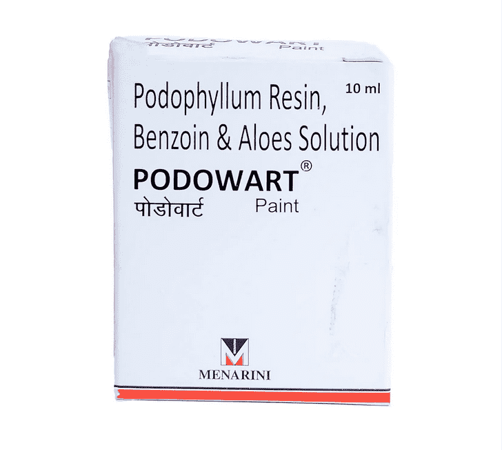 pack of Podophyllin cream