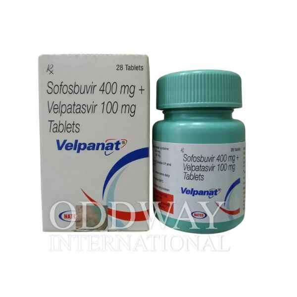Order Velpanat at lowest price box and bottle packing of velpanat sofosbuvir/velpatasvir tablet
