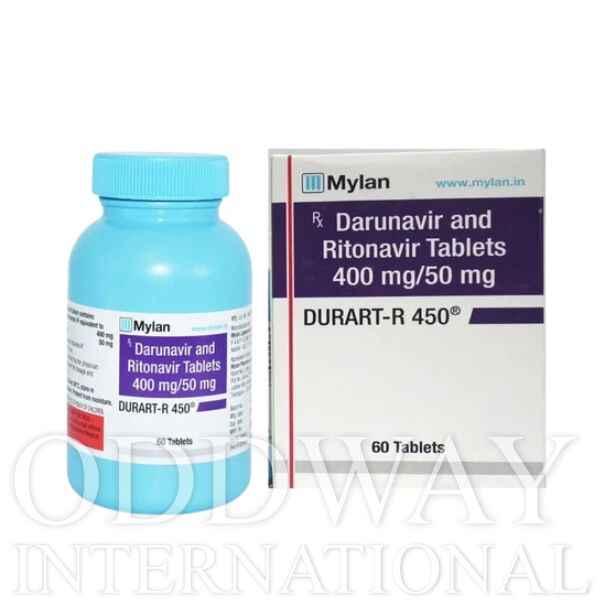 Durart-R 450mg Tablets darunavir ritonavir 800 100 mg