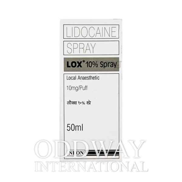 Lidocaine spray 10