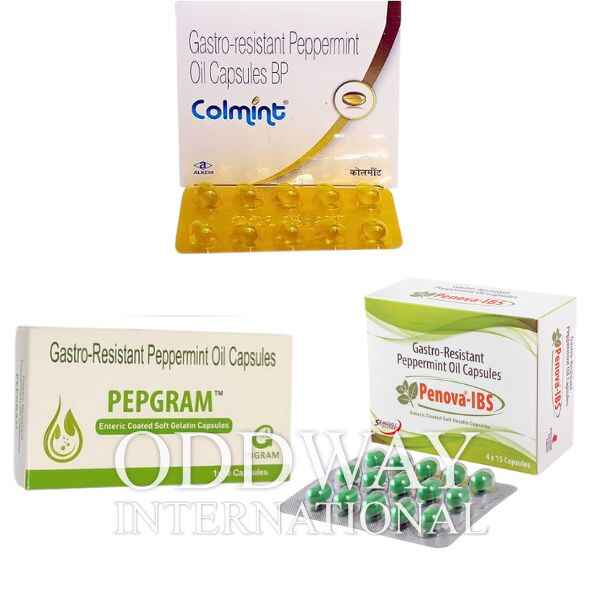 Peppermint Oil Capsules 187mg