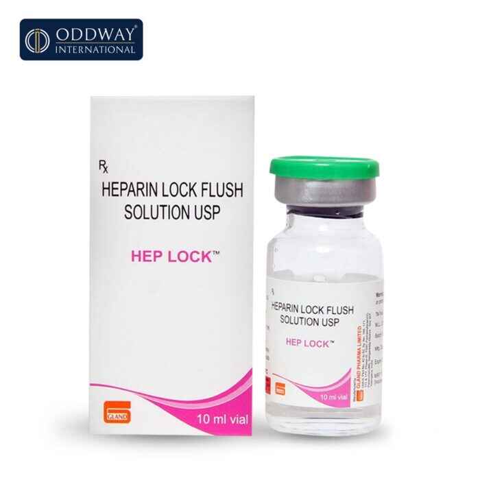 Heparin lock flush solution